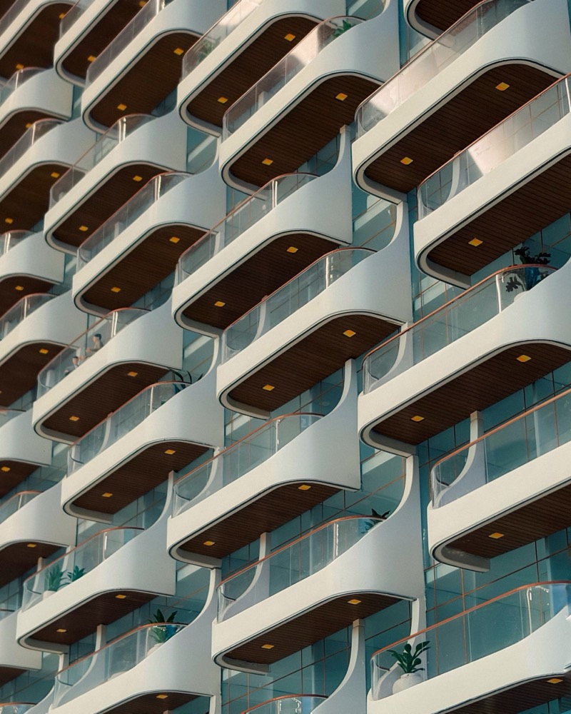 New apartment building in Dubai
